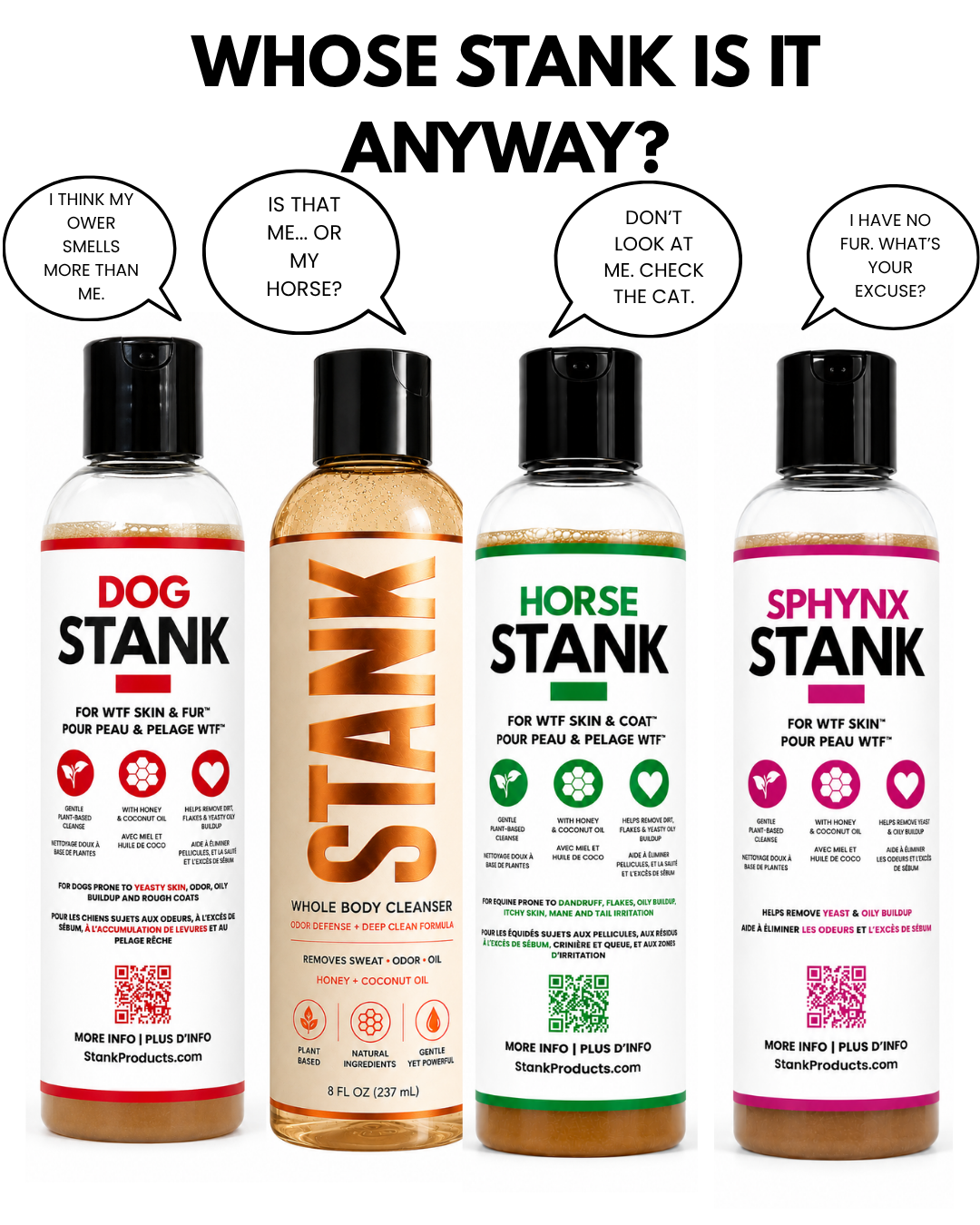 THE WHOLE STANKIN' FAMILY PACK (PICK 3 )