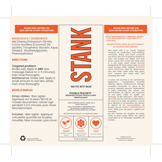 STANK SKIN RESET SERUM WASH 8 OZ